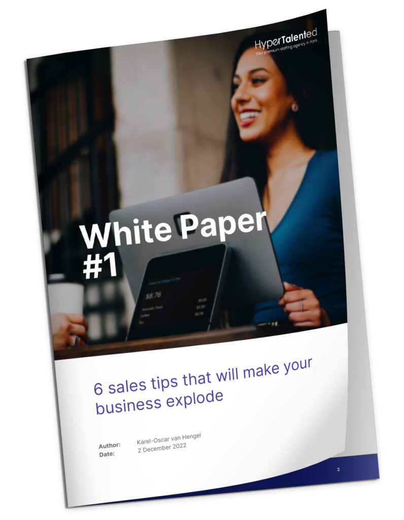 white paper sales mockup
